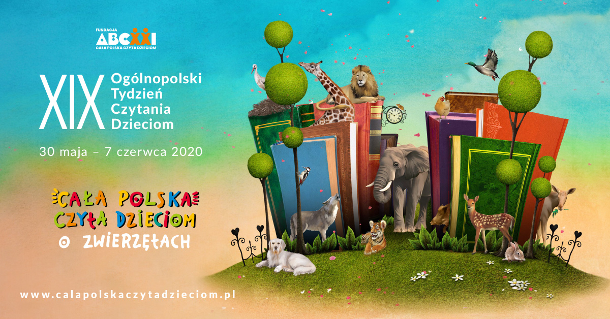 Grafika o wydarzeniu ogólnopolski tydzień czytania dzieciom